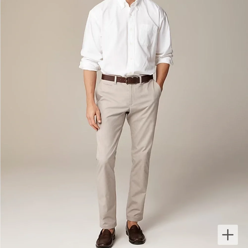 J crew khaki oxford 770™ Straight-fit tech oxford pant 30 x 32